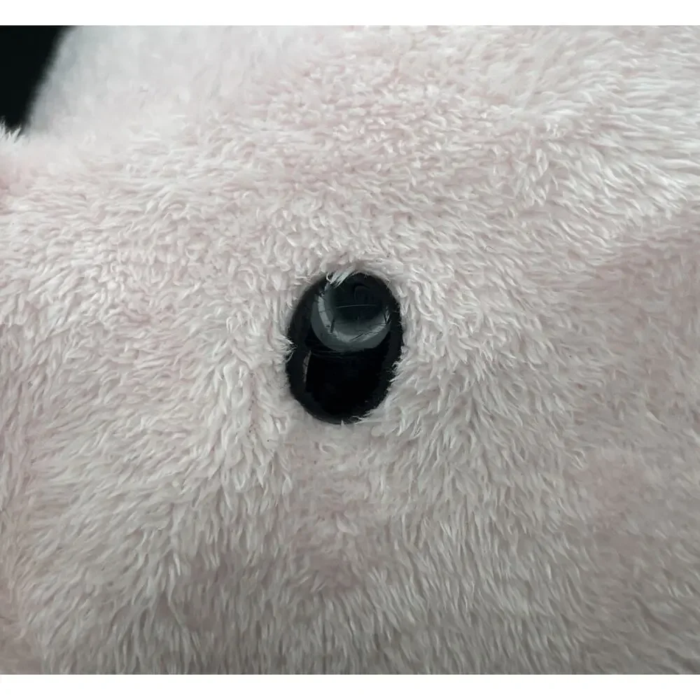 Vintage 2004 Ty Pluffies Winks the Elephant Pink Plush Large 12” With Tags